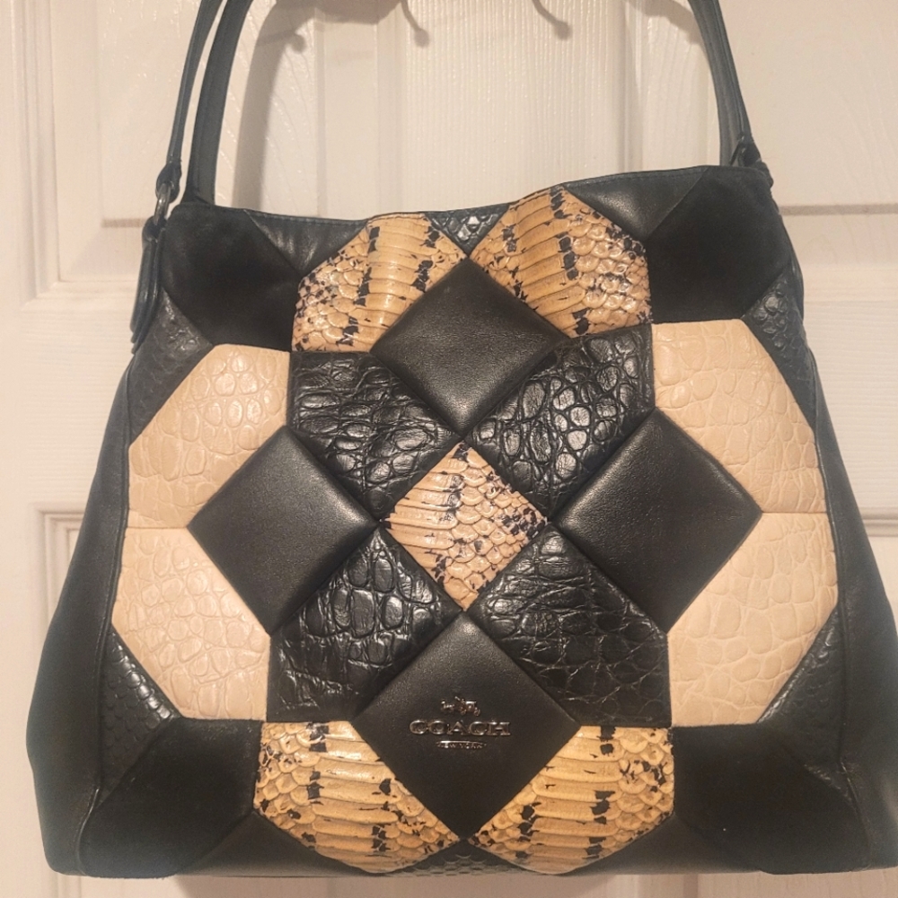 Authenric Coach Edie Canyon Quilt Bag
